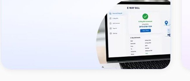 E-way bill software screen